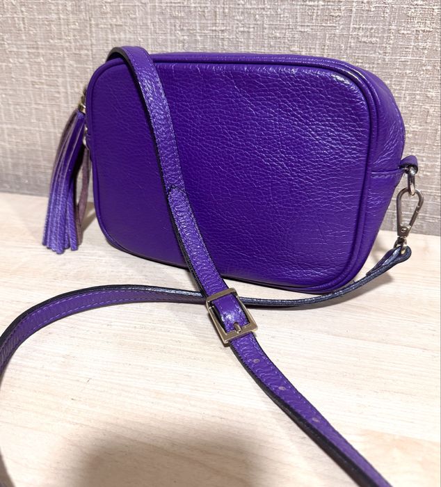 Сумочка cross- body , натуральная кожа, Италия