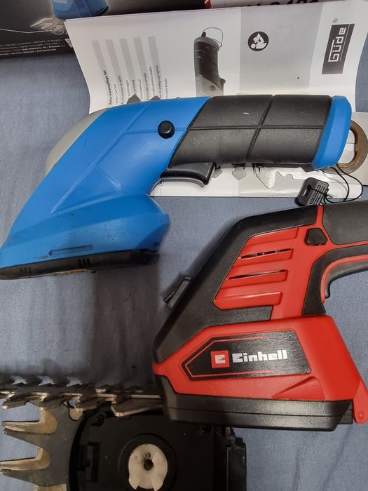 Akumulatorowe nożyce do trawy Einhell GC-CG 3.6/70 Li WT i Gude GPS 3.6V -1.5Ll