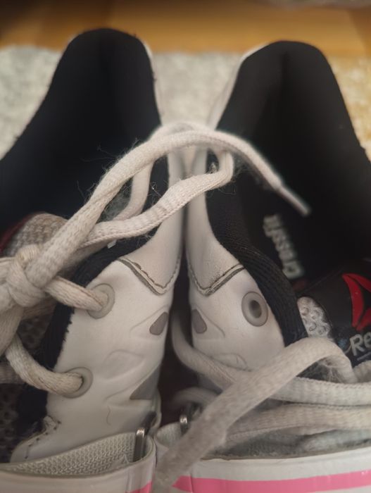 Buty Reebok CrossFit Lifter Plus 2.0  Biało-Różowe