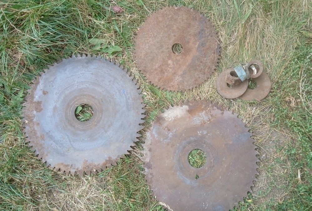 циркулярка с фуганком , мотором і пилами