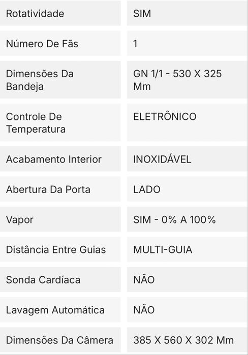 Forno convector FM Compact