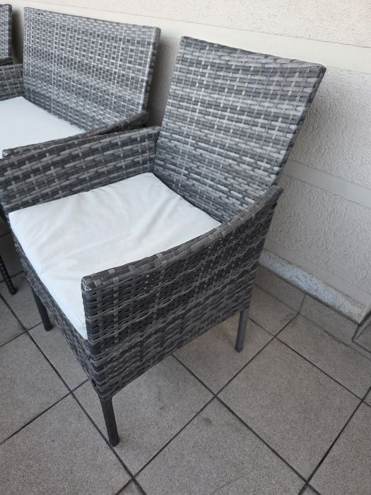 Zestaw mebli tarasowych, ogrodowych, na balkon