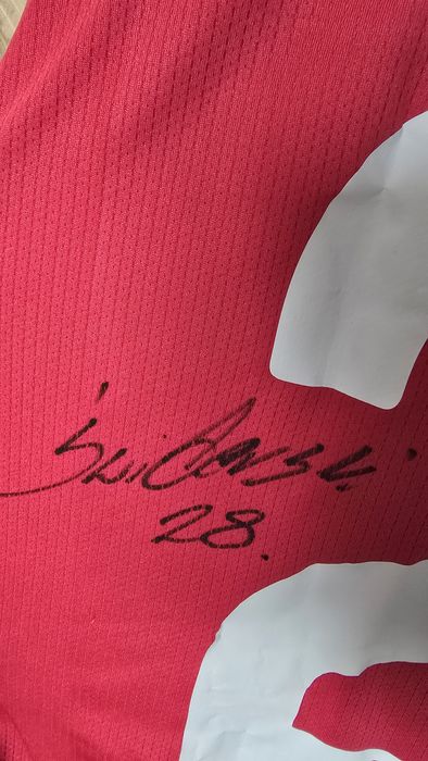 Koszulka Widzew Łódź Świderski 28 + autograf Macron 2026/27