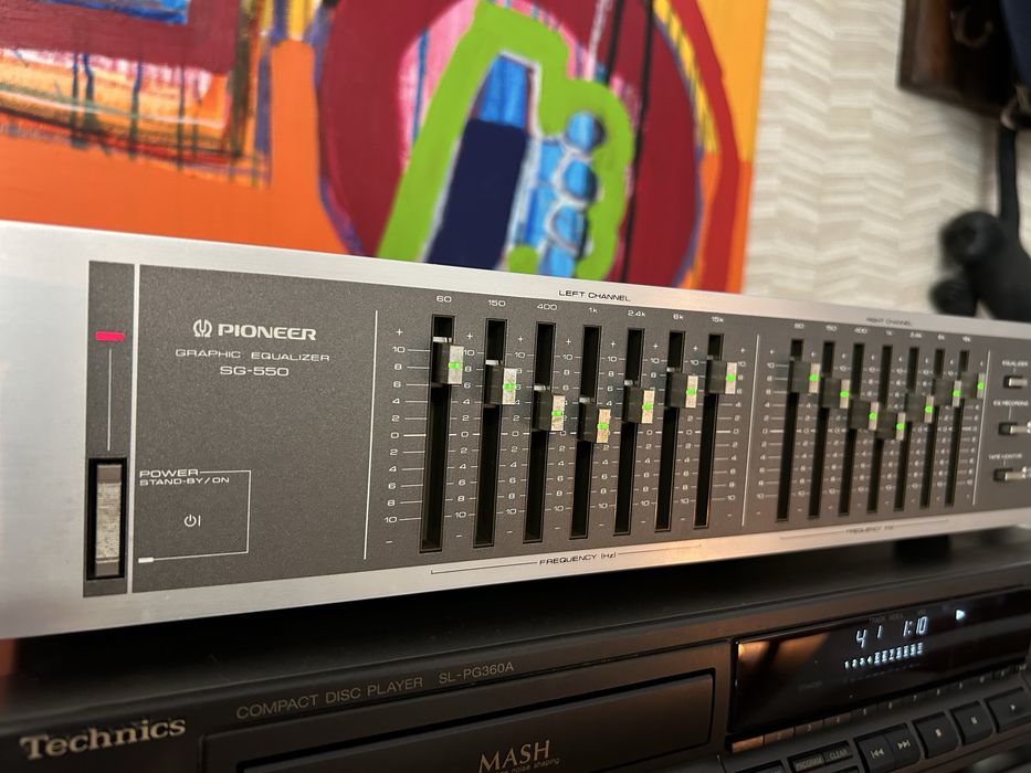 Equalizador Pioneer SG-550 (Japão, 1984) – Ótimo Estado