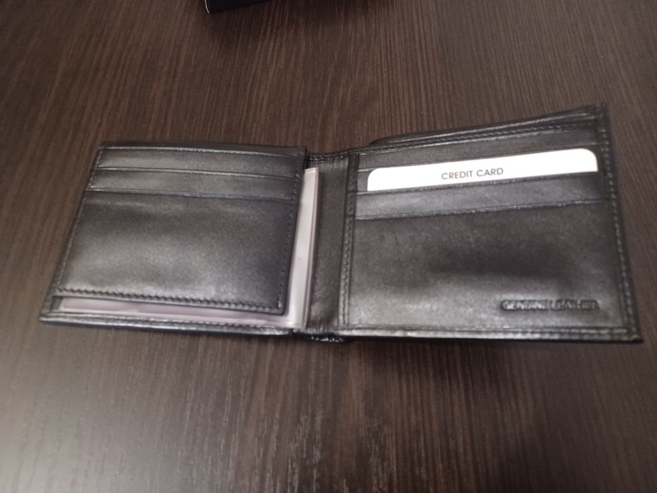 Portfel męski VIP Collection Czarna skóra Nowy