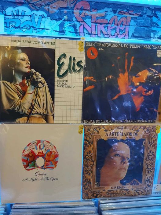 Vinil - Bowie Gnr Resistência Xutos Mão Morta Prince Cult Taxi Elis R.