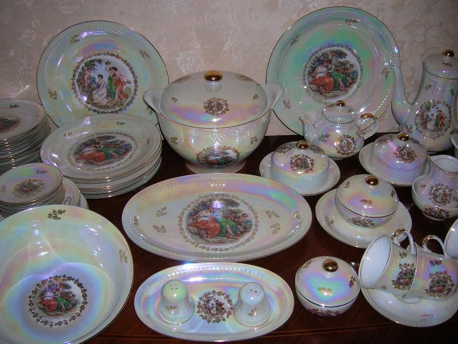 НОВЫЙ! ОРИГИНАЛ! Сервиз Мадонна ГДР времен СССР столовый и чайный