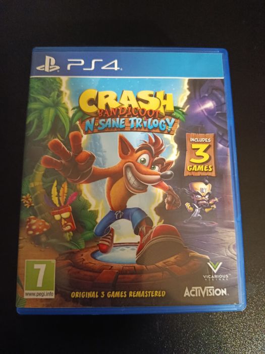 Gra crash bandicoot PS4