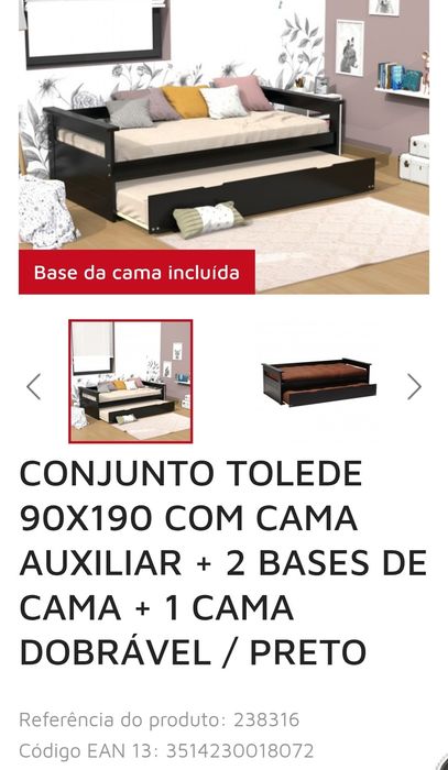 Sofá Cama ainda embalado
