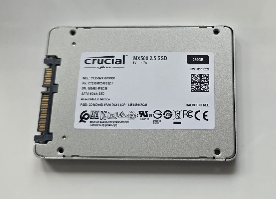 Dysk SSD Crucial MX500 250GB