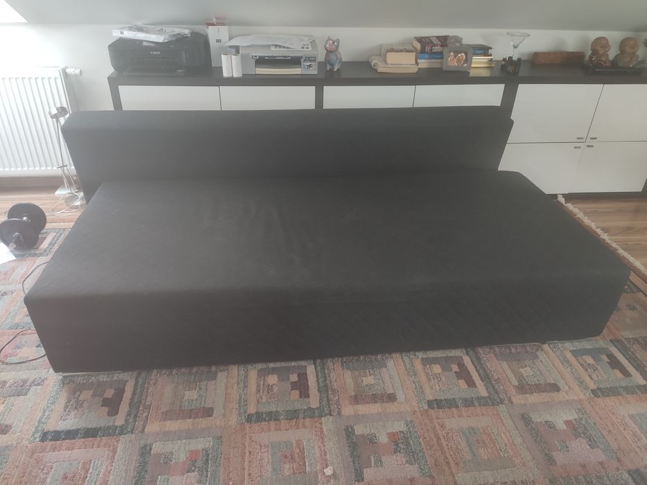 Czarna kanapa sofa Agata meble