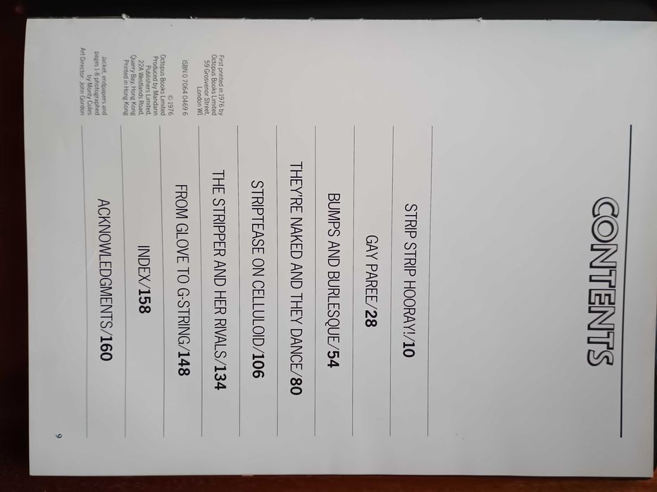 A pictorial history of striptease