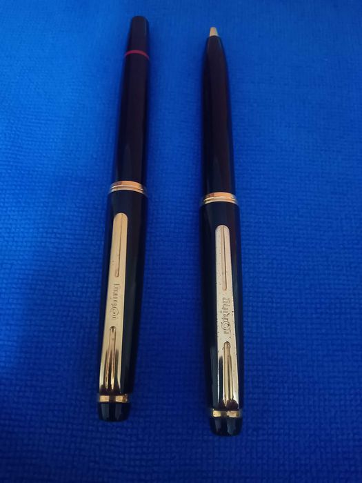 Caneta e esferográfica Rotring Renaissance conjunto cor preta