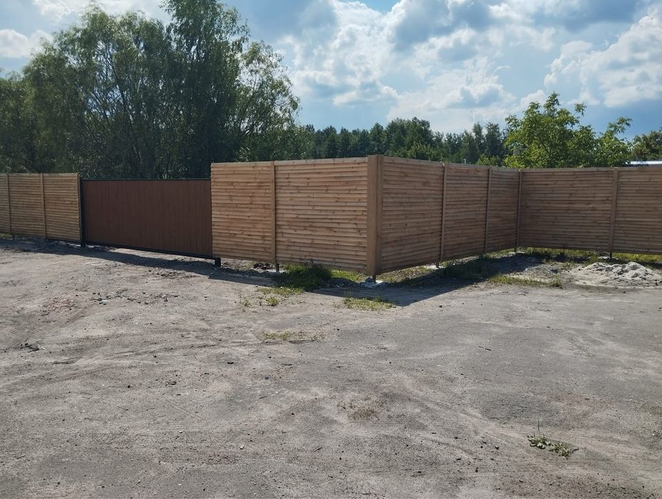 Монтаж  парканів (заборів) під ключ