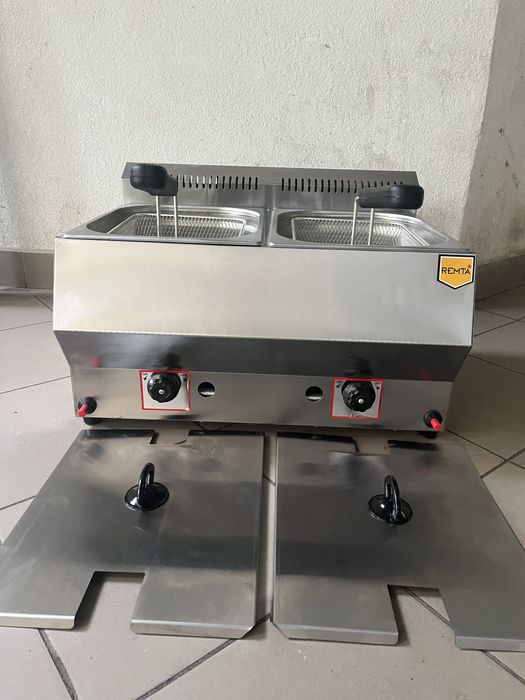 Фритюрниця Чебуречниця Газова Remta 5+5 літрів Туречина