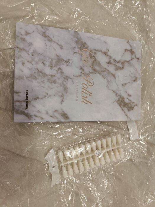 Livro de amostra de unhas