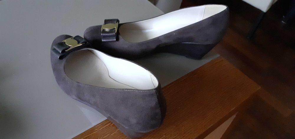 Buty skórzane czółenka