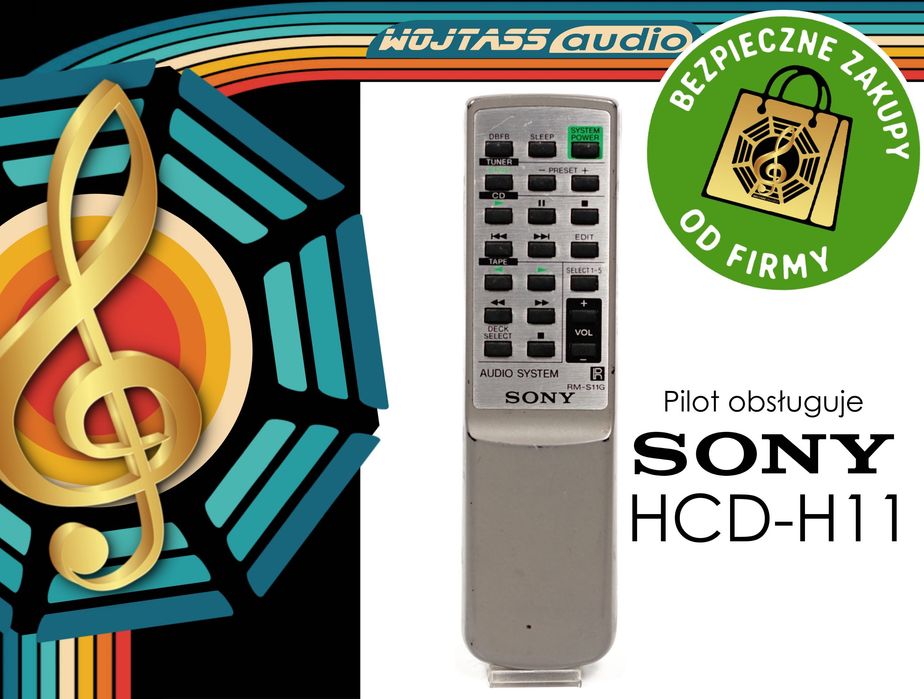 Sony RM-S11G – oryginalny pilot do Sony HCD-H11