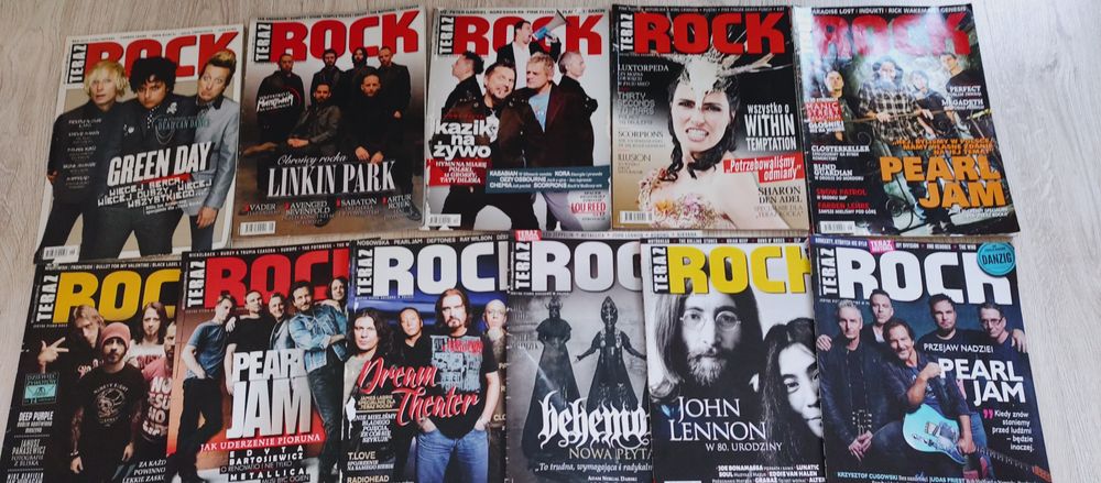 Sprzedam magazyny muzyczne teraz tylko rock