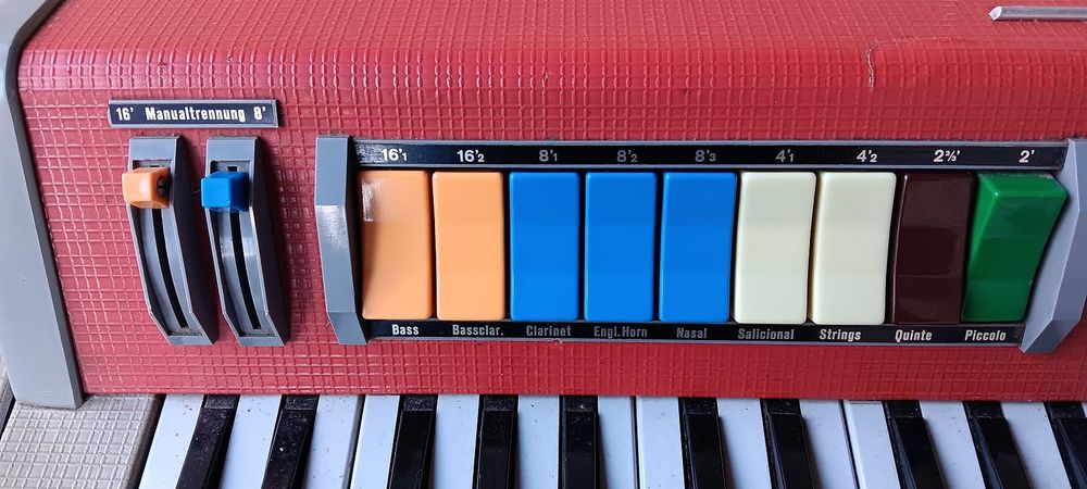 WELTMEISTER TO 2005 60's GDR Combo Organ RARO! DDR Vox Clone (1969)