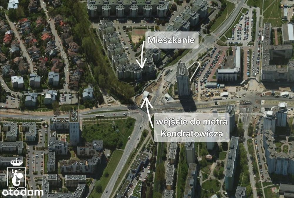96 m² | 2 poziomy | ostatnie piętro | 2 balkony | metro