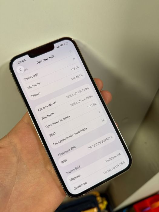 iPhone 13 Pro Silver 128GB Neverlock відмінний 13Про TRADEIN