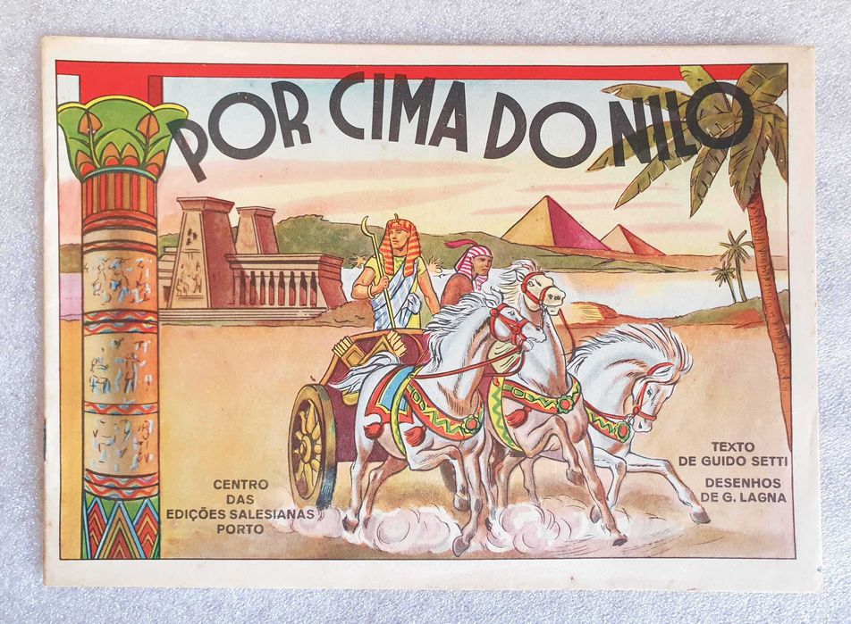 Antiga BD ~ "Por cima do Nilo" ~ Edições Salesianas ~ Anos 60 ~ RARA
