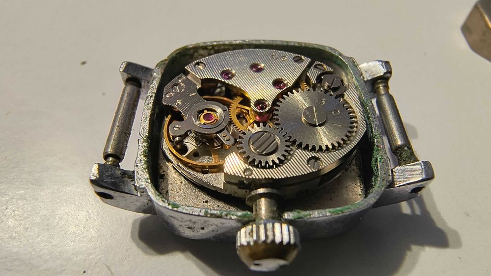 26 Zegarek Mechaniczny Stary Retro Vintage PRL Zabytkowy