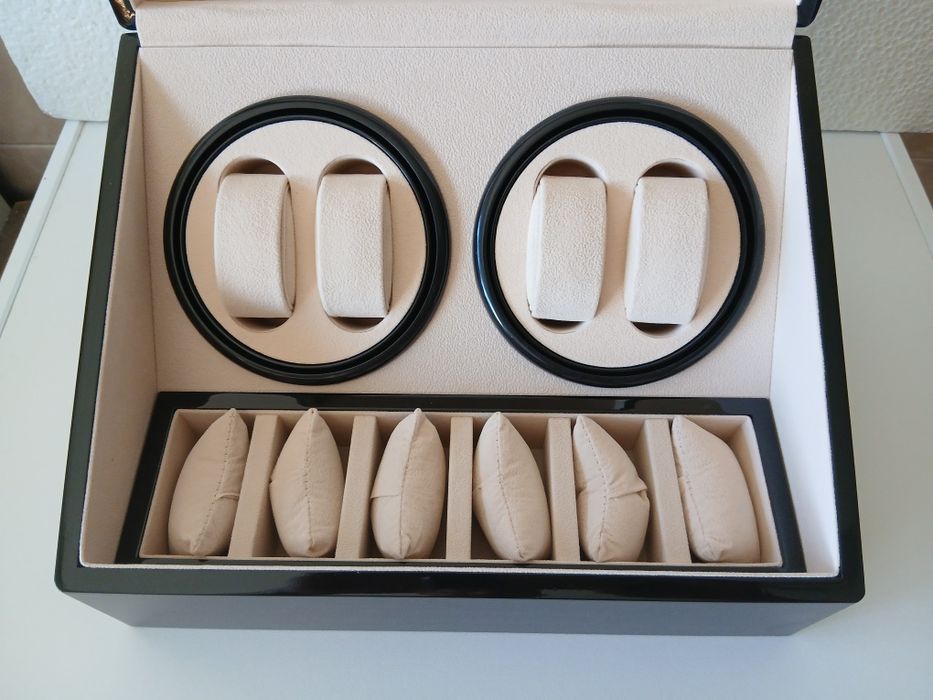 Watch Winder 4 + 6 Relógios Seiko Cauny Rolex Hamilton Oris Iwc  Forti