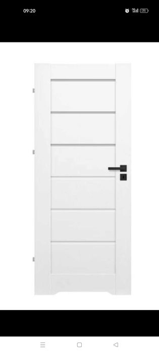 Drzwi wewnętrzne białe