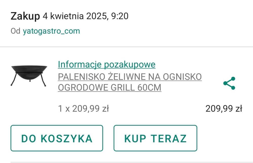 Grill trójnóg z paleniskiem