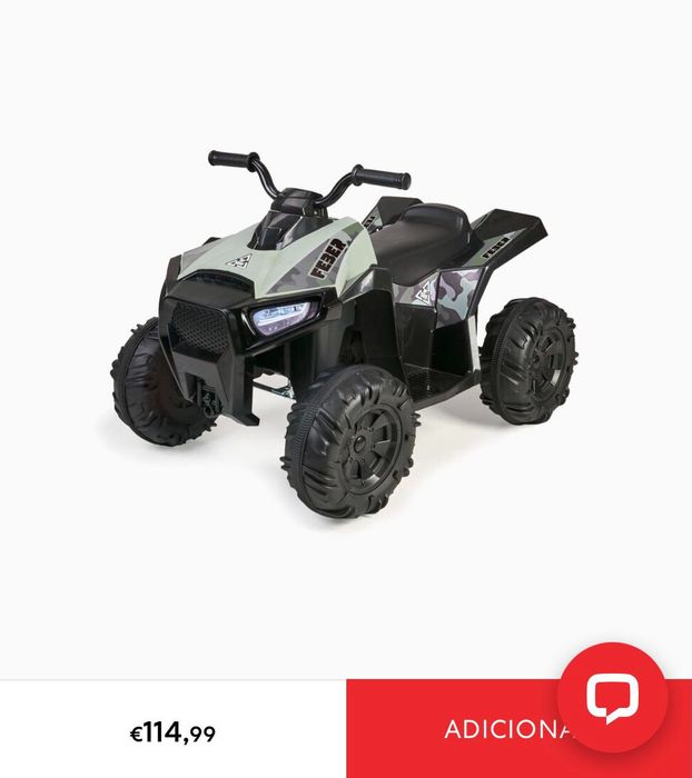 Moto 4 para criança