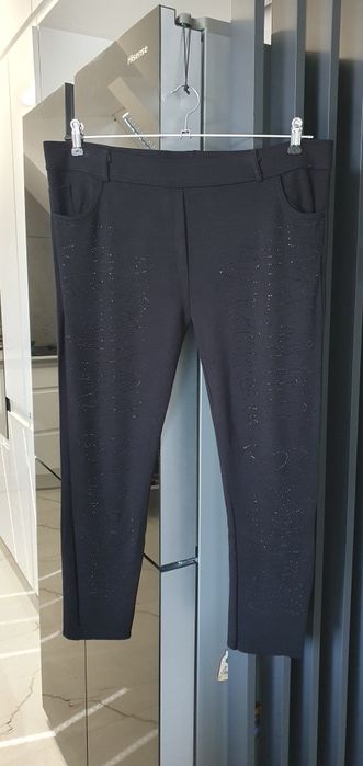 Spodnie leginsy damskie 52