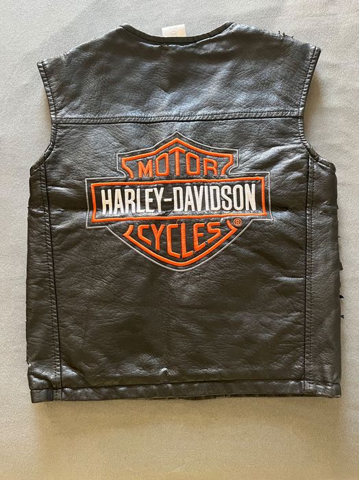 Colete Harley Davidson para criança (tamanho 8/10)