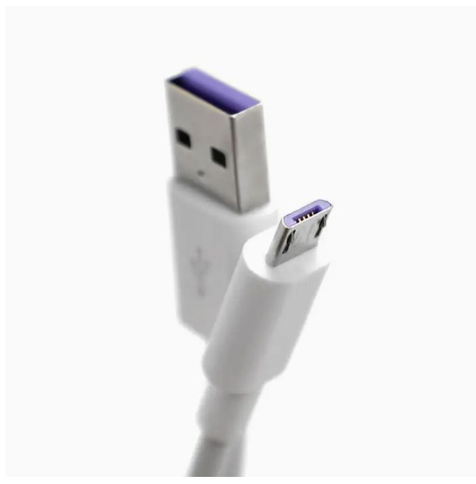 Kabel USB - micro USB 0,2 m (biały)