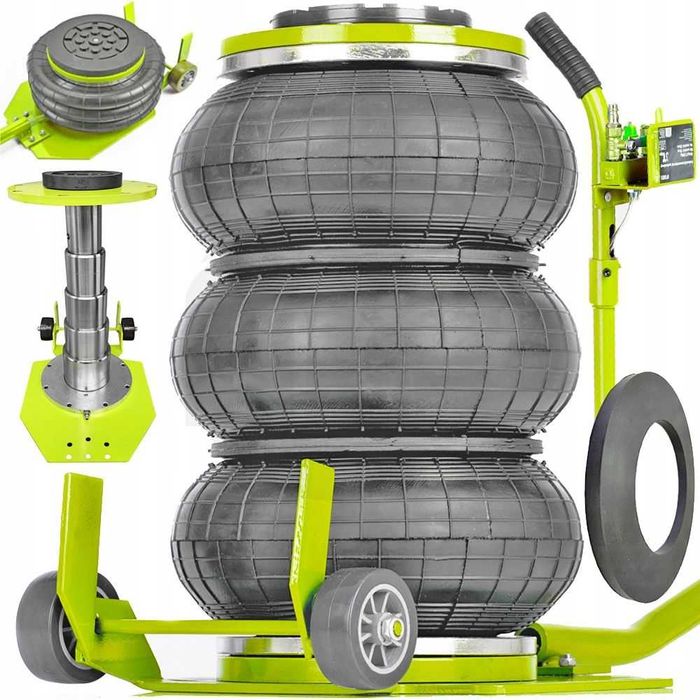 Podnośnik PNEUMATYCZNY Samochodowy BAŁWANEK PODUSZKOWY 3.5T żaba + gum