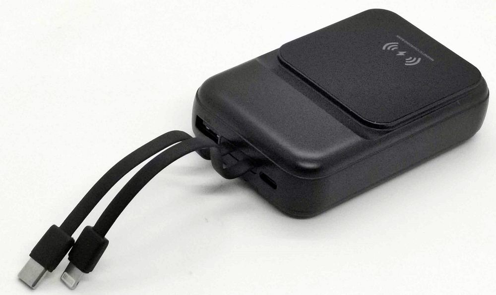 POWERBANK Mini 10000 Sybkie Ładowanie Bezprzewodwe Cyfrowy wskaźnika