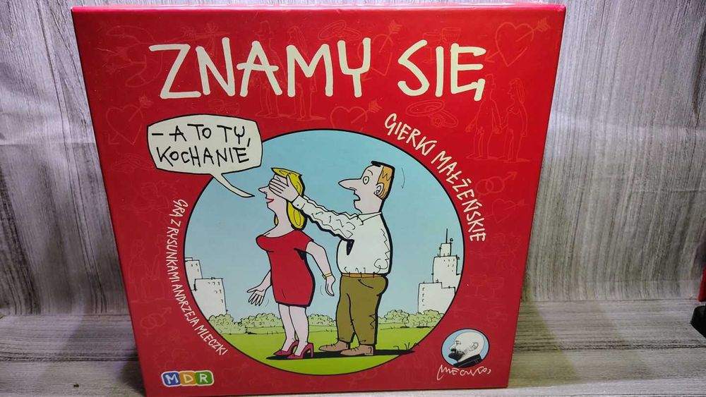 Gra planszowa "Gierki małżeńskie: Znamy się"