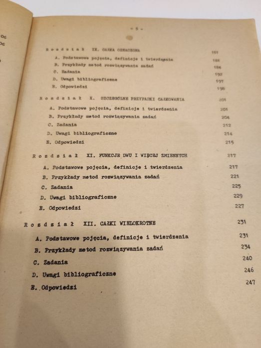 Ćwiczenia z matematyki całki i różniczkowe