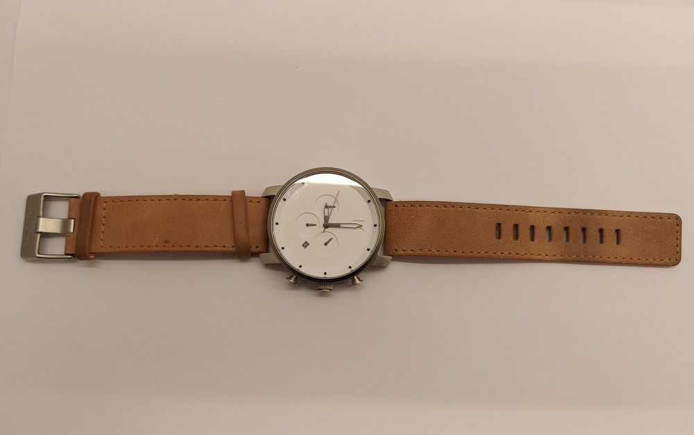 Zegarek MVMT Watches Chrono biały 45mm
