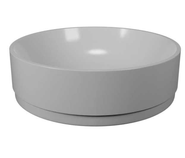 OUTLET Umywalka Kalmi Matt Grey matowa szara konglomeratowa 40cm