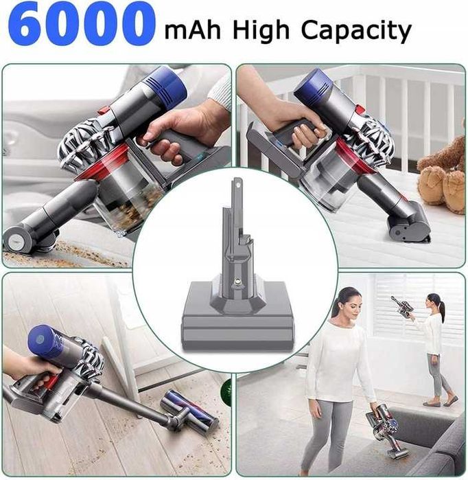 Wymienna bateria V7 6000mah do Dyson  ręczny odkurzacz