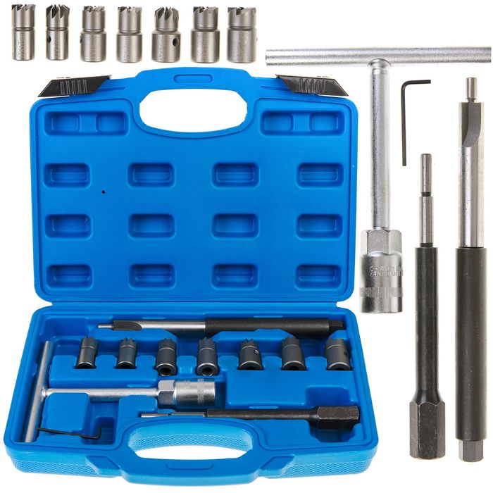 Набір фрез для чистки посадкових місць форсунок 10 предметів