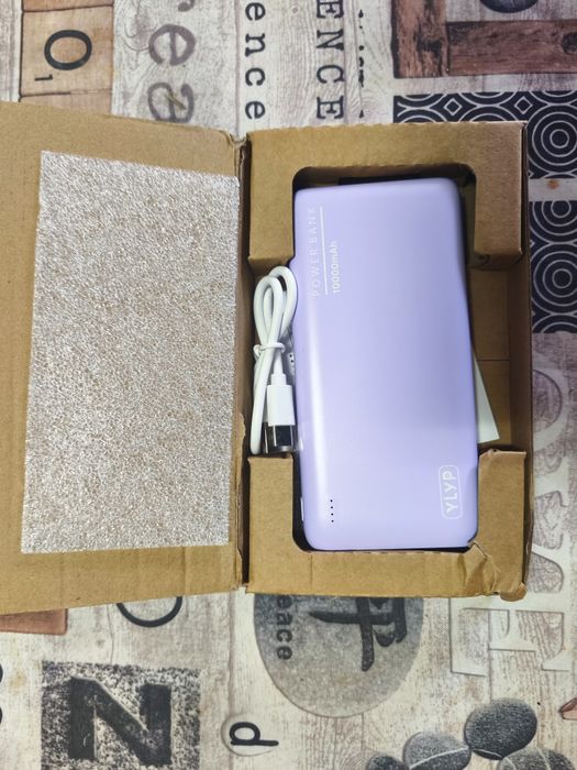Powerbank lilás 10000mah