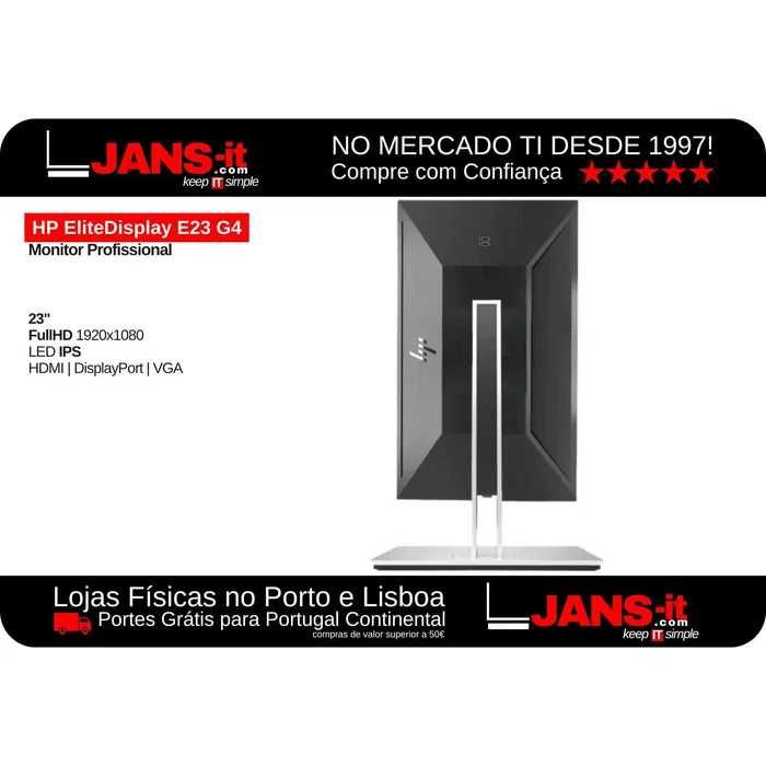 HP EliteDisplay E23 G4 Monitor | 23" | 16:9 | 1920x1080 FullHD | 60Hz64740145085059124