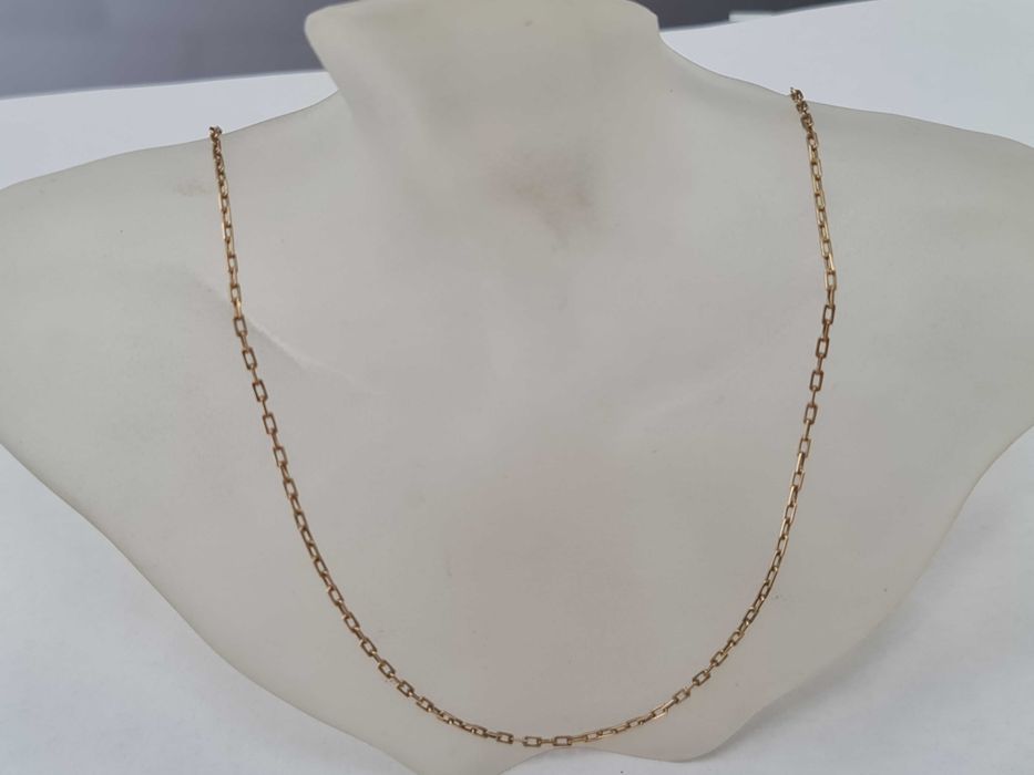 Klasyczny złoty łańcuszek męski/ 750/ 6.08 gram/ 58cm/ Ankier
