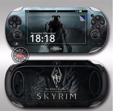 Sticker Skyrim para PS Vita