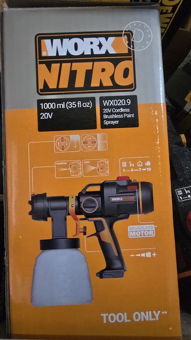 A parafusadora worx 3 baterias + carregador