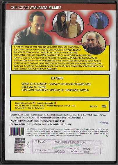 Shari Springer Berman e Robert Pulcini. American Splendor.