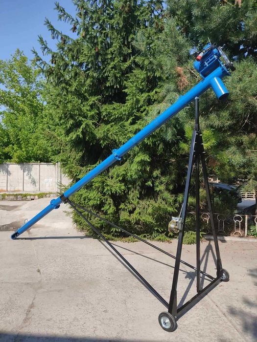 Шнековий навантажувач. Зерновий конвеєр. Винтовой погрузчик 159*6*220